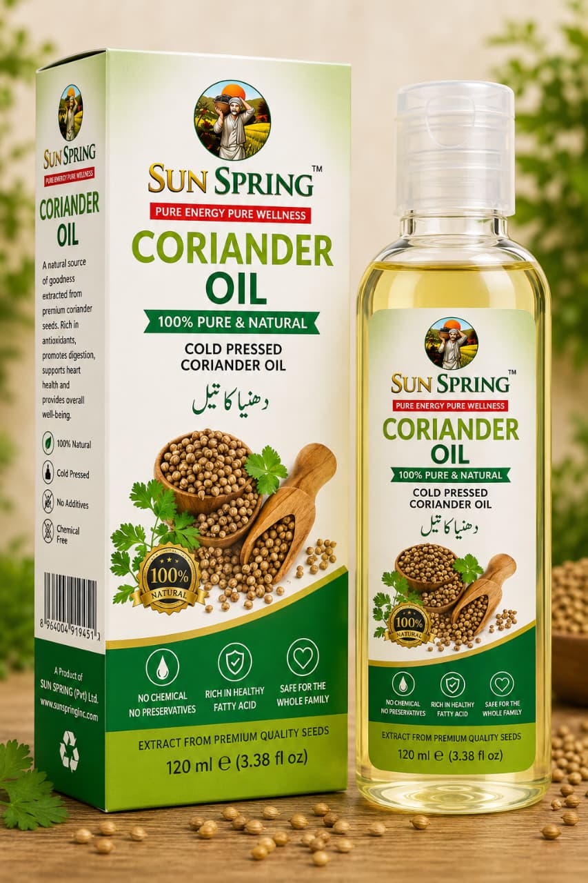 Premium Coriander Oil (Dhaniya Oil) – 100% Pure & Cold Pressed | 120ml
