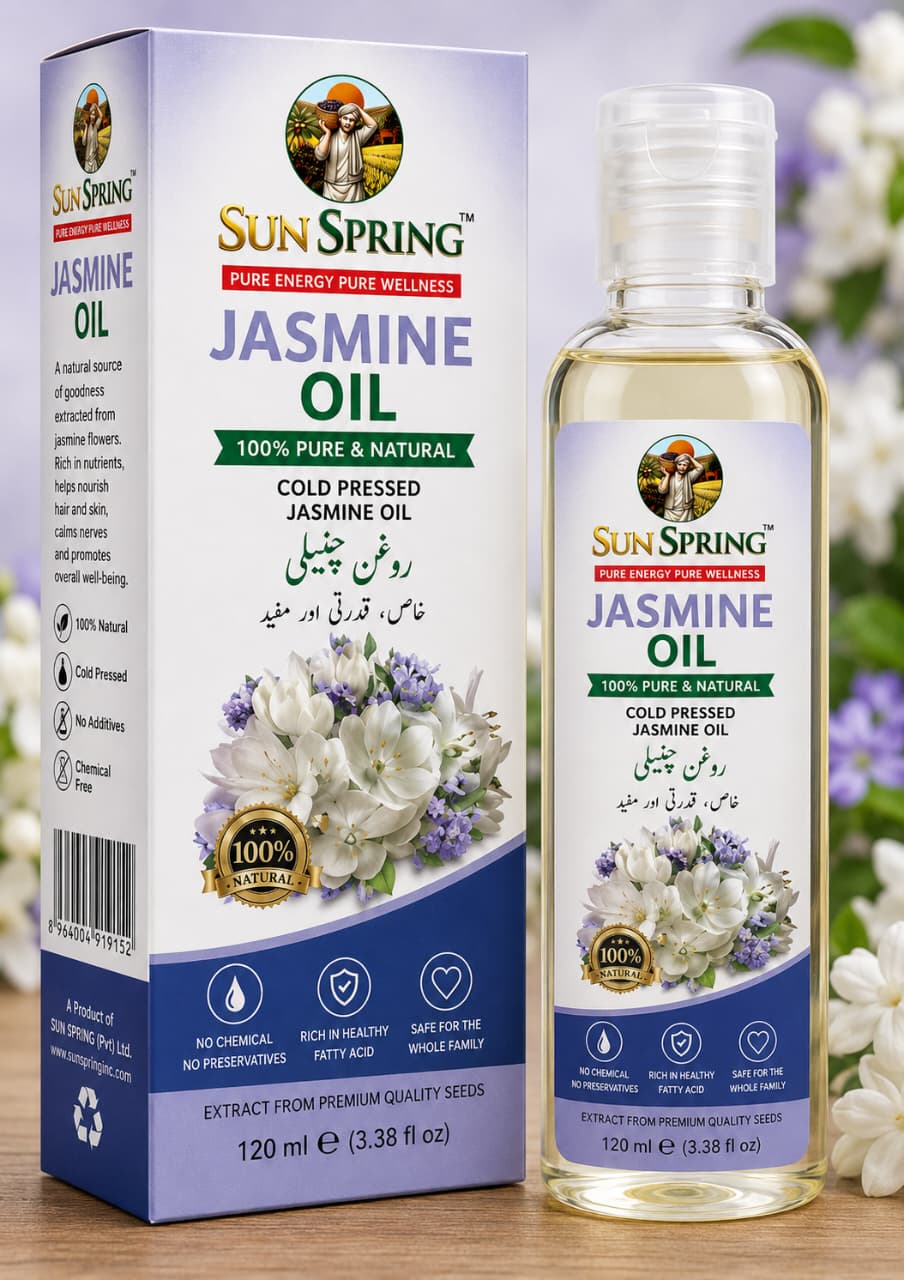 Premium Jasmine Oil (Chambeli Oil) – 100% Pure & Cold Pressed | 120ml